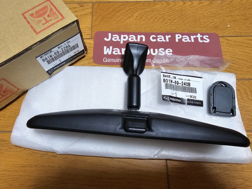 Genuine MAZDA OEM RX-7 RX7 FD3S Interior Room Rear View Mirror & Base Set Foto 3 de 4