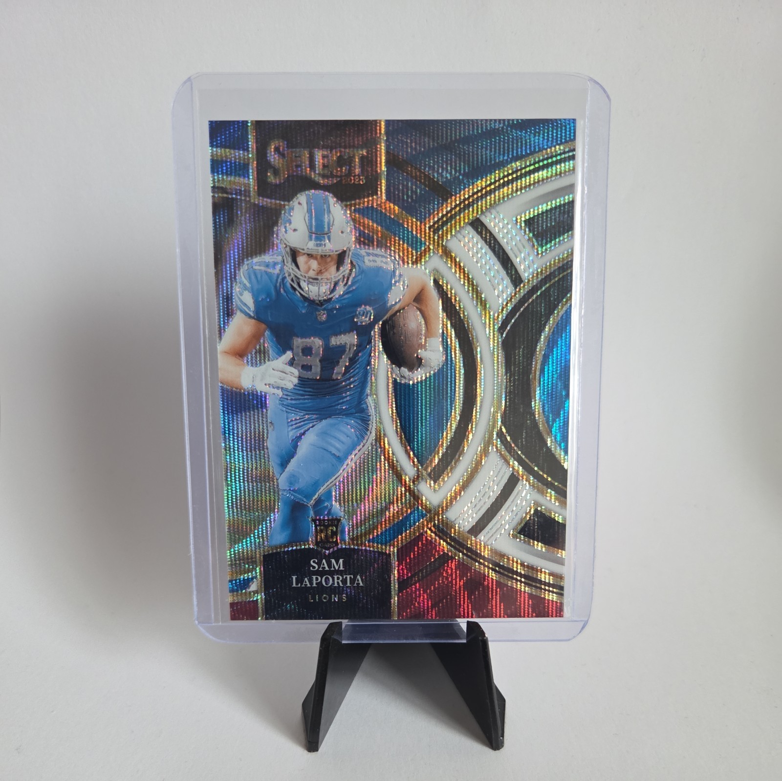 2023 Panini Select - Premier Level Sam LaPorta #106 Tri-Color Prizm /225 (RC)