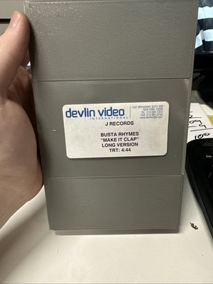 Busta Rhymes   Make It Clap  J Records Betamax NOT VHS