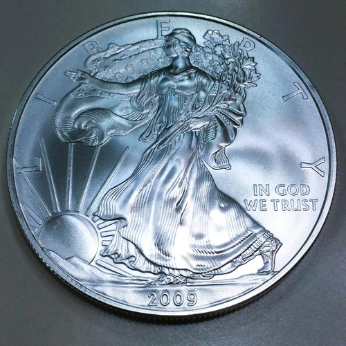 2009 1 oz American Silver Eagle .999 Silver Beautiful Uncirculated Coin