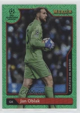 2021 Topps Merlin Collection Chrome UCL Green Mojo Refractor /99 Jan Oblak #60
