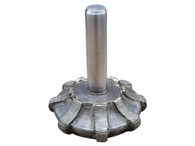 2.65'' Sintered Segmented Diamond Cove Profile Router Bit 1/2'' Shank 35/40 Grit