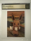 Eevee Pokemon Postcard Munch: A Retrospective Campaign CGC Pristine 10