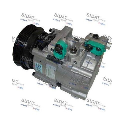 Compresseur Sidat 1.8049 de clim pour Hyundai et Kia - Modèle d'origine en aluminium standard