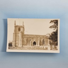 Elsworth Postcard 1957 Real Photo Cambridgeshire Parish Church