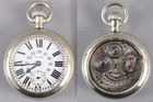 Antique WALTHAM Open Face 21j Railway Military Pocket Watch Grade 845 Model 1892