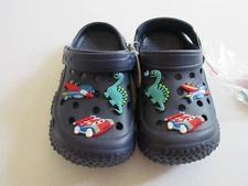 Casual Kids Youth Slip On Beach Clog Sandal Navy Color Various Sizes New