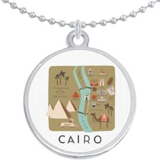 Cairo Round Pendant Necklace Beautiful Fashion Jewelry