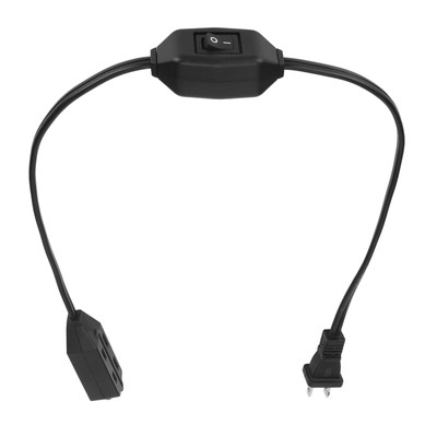 Nema 1 15P To Nema 1 15R Power Cord 2 Pin 3 Sockets 2.1ft Power Conversion C Kit