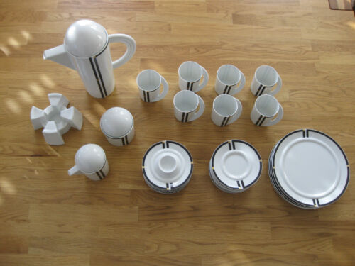 Cupola Nera Rosenthal 29 Piece Coffee Dishes-