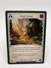 Break Ground NM/M* (FOIL) Tales of Aria 132 Flesh And Blood (Yellow) -UnltdCards