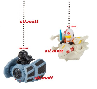 Star Wars LUKE SKYWALKER & DARTH VADER Ceiling Fan Pulls