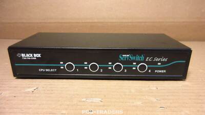 Black Box KV9104A ServSwitch EC KVM Switch for PS/2 USB Servers Console EXCL PSU