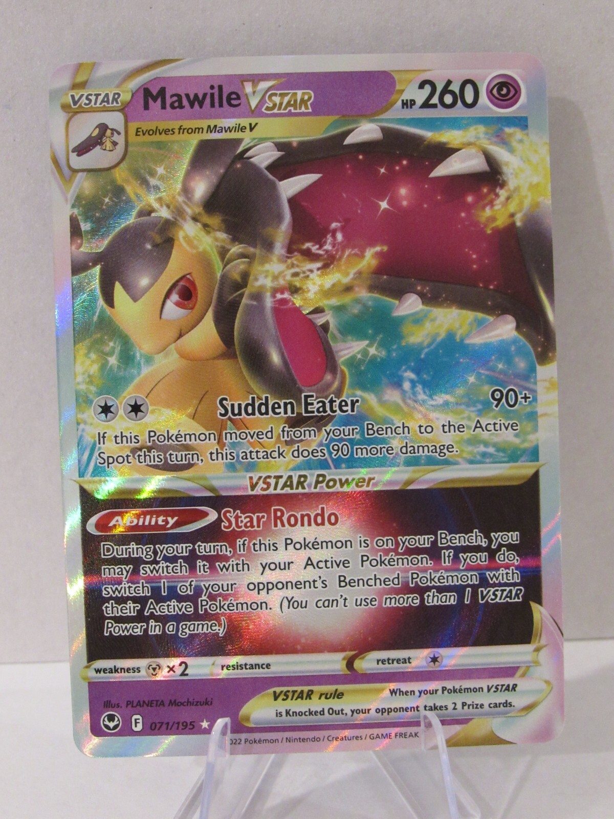 Mawile VSTAR 071/195 SWSH12: Silver Tempest NM Full Art English 249