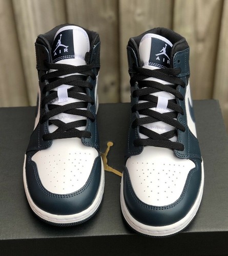Nike Air Jordan 1 Mid (GS) Youth Trainers Size UK 4-6 EU 36-39 (554725 411)  | eBay