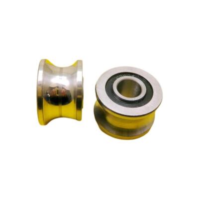 5PCS TU-Type Bearing 8*22.5*14.5mm U22 Round Bottom P6 Sliding Roller  Bearing