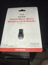 Sandisk 2GB Memory Card Reader Verizon Wireless New Sealed Package, USB Reader 