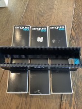 3 Vintage Argus No. 587 35mm 60 Slide Capacity Spill Proof Magazine Trays Lot