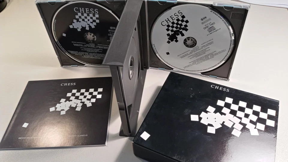 CHESS Benny Andersson, Björn Ulvaeus CD-Schuber mit Booklet 1982 - Bild 4 von 4