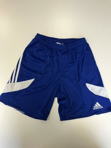 adidas blue football shorts