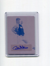 2022 Leaf Perfect Game Magenta Printing Plate Autographs Colton Hartman Auto 1/1