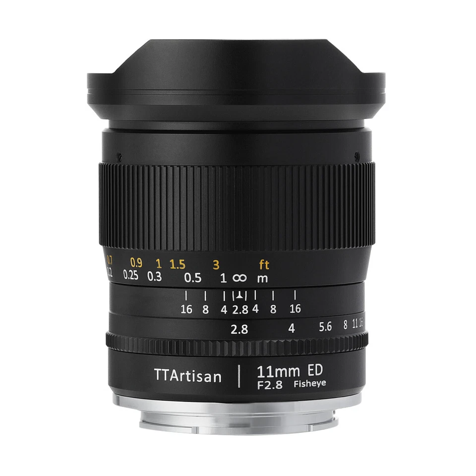 TTArtisans Fisheye11mm F2.8 Full Fame Lens Nikon Z Z6 Z7 Z50 mount camera