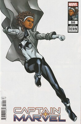 CAPTAIN MARVEL #50 FINAL ISSUE (2019) GARRON 'MARVEL ICON' VARIANT ~ UNREAD NM