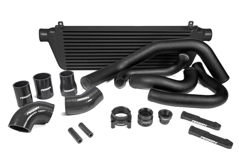 Perrin Front Mount Intercooler Kit w/ Black Pipes & Core for 2022+Subaru WRX 