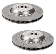 Shw Oem Pair Set 2 Front Drilled 395mm Brake Disc Rotors For Bmw F95 F96 F97 F98 Shw Oem Pair Set 2 Front Drilled 395mm Brake Disc Rotors For Bmw F95 F96 F97 F98