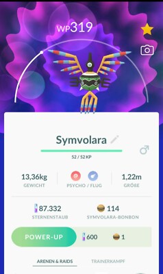   Pokémon Symvolara Go - Sigilyph Regional Pokedex #561 Einall tausch  Pokemon 