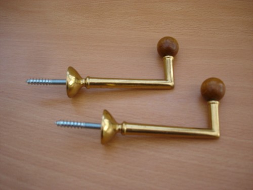 Embrasses De Rideaux En Bois Pour Embrasses De Rideaux à Fixation
