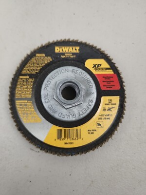 DeWalt DW 8254 4 1/2'' X 5/8 - 11  Z40 Grit Flap Disc 10 Pack NEW NO BOX