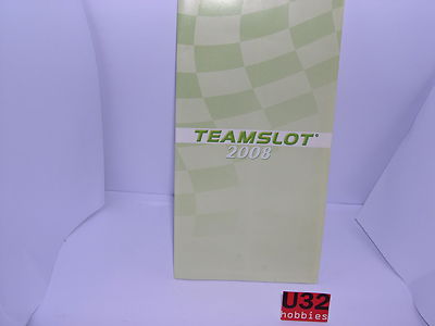 Team Slot Katalog Broschüre Zubehör Ausklappbar Jahr 2008 Neu