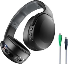 BLACK Skullcandy Crusher Evo Over-Ear Wireless Headphones40 Hr Battery