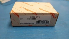 (BOX OF 10 CARDS) 0522660003 Weidmuller DEKAFIX GW 5 MARKED 3, 50 PER CARD