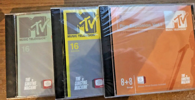 MTV KARAOKE CD & GRAPHICS Power Play, Pop Explosion Vol 1 & Craze