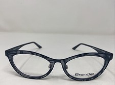 BRENDEL POSH EYEGLASSES FRAME 922034 10 51-18-145 BLACK /SILVER FULL RIM X295