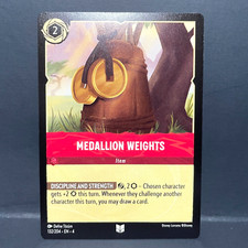 2024 DISNEY LORCANA URSULA'S RETURN MEDALLION WEIGHTS 132/204 UNCOMMON