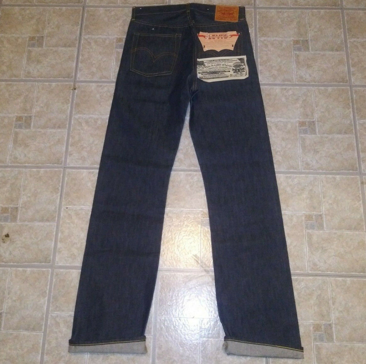 Levis LVC Big E S501XX 1944 WW2 selvedge jeans indigo denim Levis LVC Big E S501XX 1944 WW2 selvedge jeans indigo denim