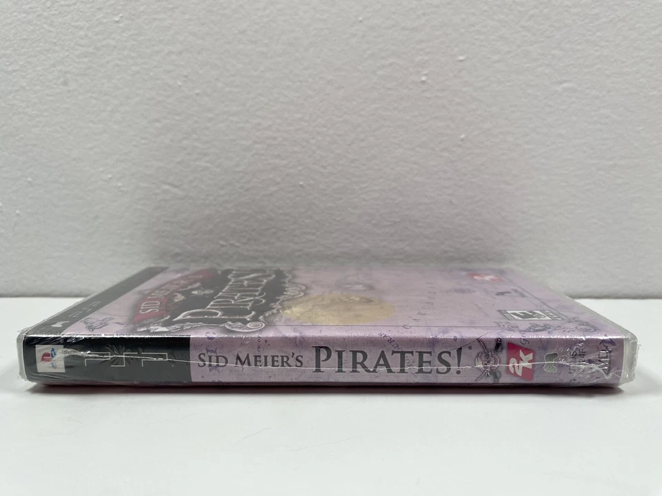 Sid Meier's Pirates (Sony PSP, 2007) Complete BRAND NEW SUN FADED COVER - Image 3 of 3