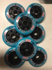 Division55 In-line Outdoor Wheels 8pk 100mm 87a Hardness