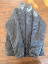 Patagonia Kids Nano Puff Jacket Size XL 14 Black Full Zip Insulated