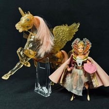 VINTAGE 1984 STARBURST SHE-RA & CRYSTAL SWIFT WIND PRINCESS OF POWER SET NICE
