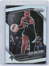 2025 Panini Prizm WNBA #76 A’ja Wilson Silver Prizms
