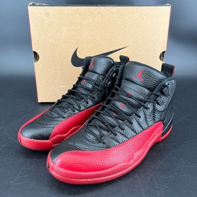 Jordan 12 Retro Flu Game (2025) Shoe Size 13 CT8013-002 Black/Varsity Red AJ12