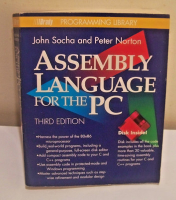 John Socha and Peter Norton's Assembly Language for the PC (with Disk) 