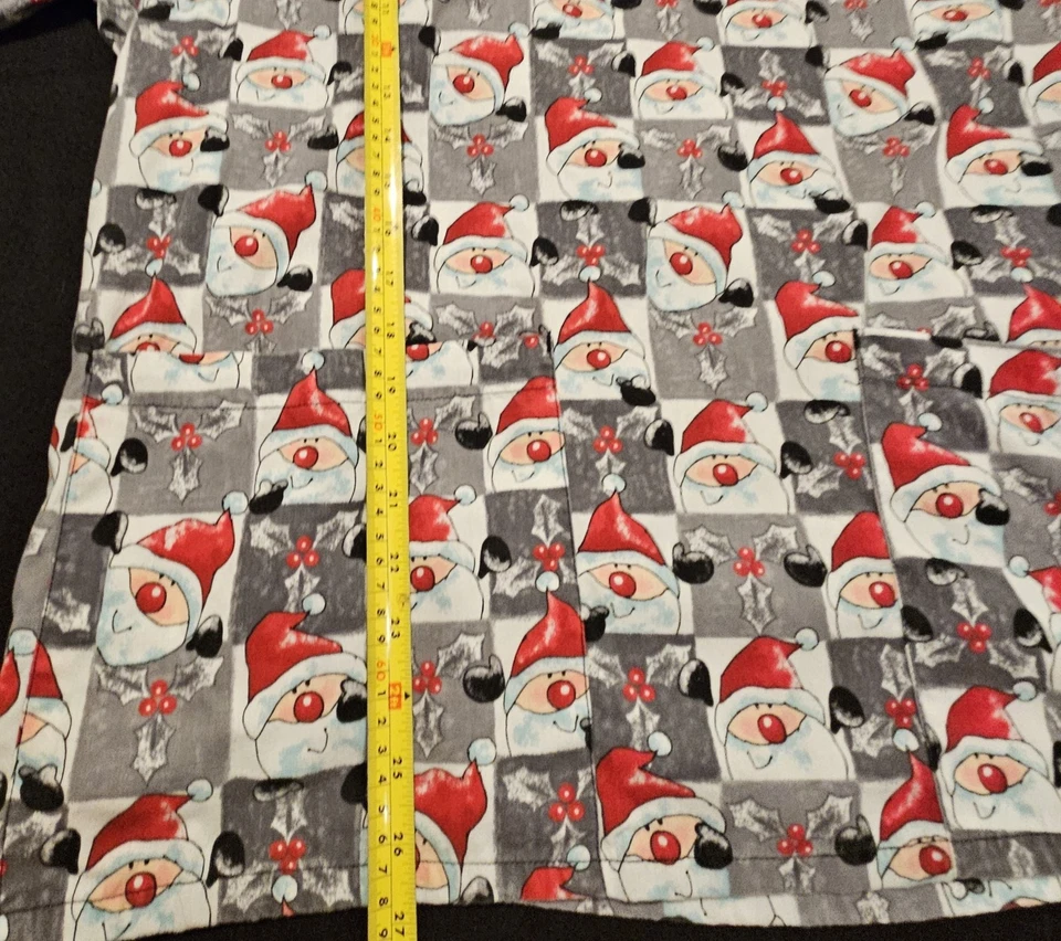 Tafford Women’s Santa Claus Christmas Scrub Top Set Size XL - Image 3 of 4