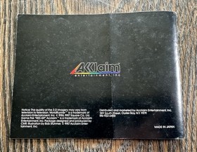 3-D WorldRunner FIRST PRINT Hangtab BOX & MANUAL ONLY Nintendo NES 1987 RARE🔥