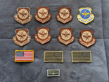 12 Military USAF Air Force Command Patches Air Mobility Command Flag KC-135