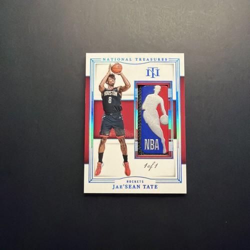 2023-24 National Treasures Jae’Sean Tate 1/1 Logoman CLM-JAE